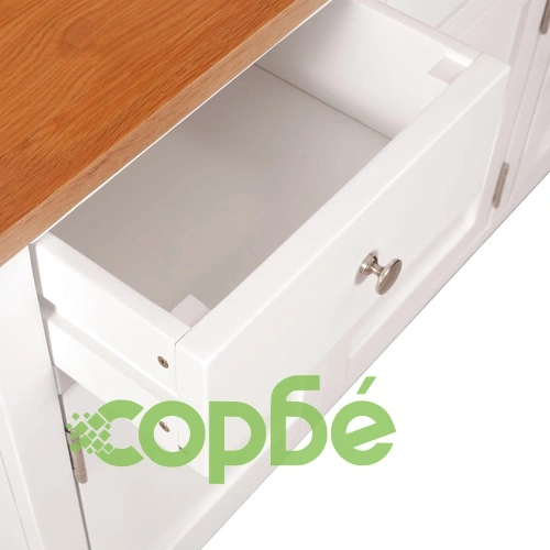 Бюфет, 110x33,5x70 см, дъбово дърво масив   ➤ топ цена ➤ sorbe.bg