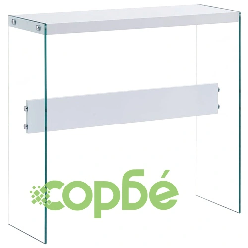 Конзолна маса, бяла, 82x29x75,5 см, МДФ ➤ топ цена ➤ sorbe.bg