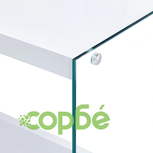 Конзолна маса, бяла, 82x29x75,5 см, МДФ ➤ топ цена ➤ sorbe.bg