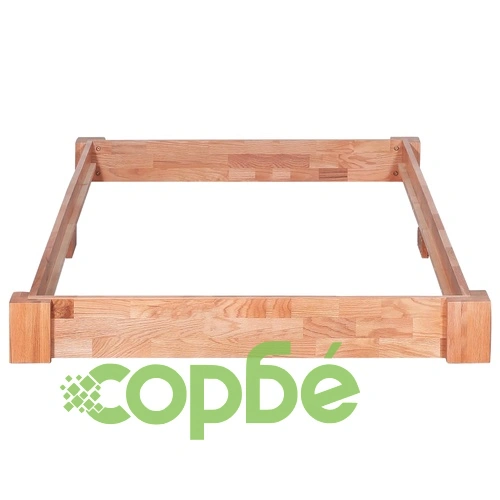 Рамка за легло, масивно дъбово дърво, 120х200 см ➤ топ цена ➤ sorbe.bg