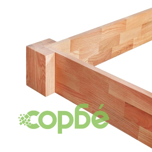 Рамка за легло, масивно дъбово дърво, 120х200 см ➤ топ цена ➤ sorbe.bg