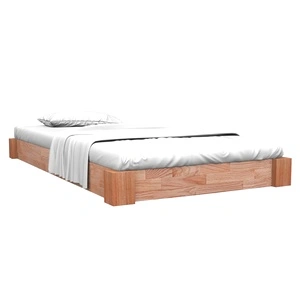 Рамка за легло без матрак, дъбово дърво масив, 160x200 см