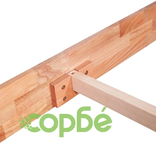 Рамка за легло без матрак, дъбово дърво масив, 160x200 см ➤ топ цена ➤ sorbe.bg