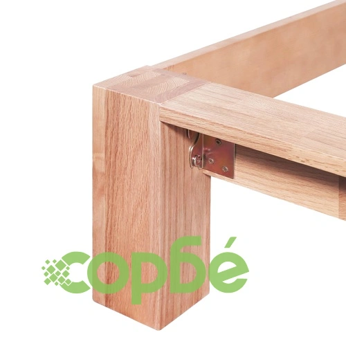 Рамка за легло без матрак, дъбово дърво масив, 160x200 см ➤ топ цена ➤ sorbe.bg