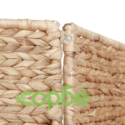 Параван за стая, 5 панела, 193x160 cм, воден хиацинт ➤ топ цена ➤ sorbe.bg