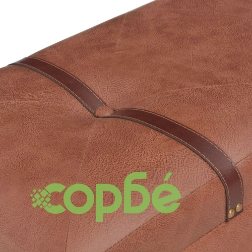 Табуретки за съхранение, 3 бр, кафяви, изкуствена кожа ➤ топ цена ➤ sorbe.bg