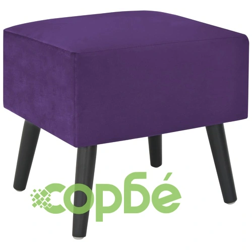 Нощно шкафче, тъмнолилаво, 40x35x40 см, кадифе ➤ топ цена ➤ sorbe.bg