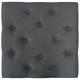 Табуретка тъмносива 60x60x36 см полиестер