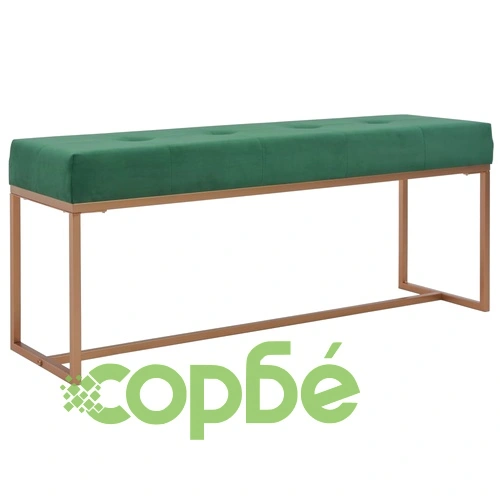 Пейка, 120 см, зелено кадифе ➤ топ цена ➤ sorbe.bg