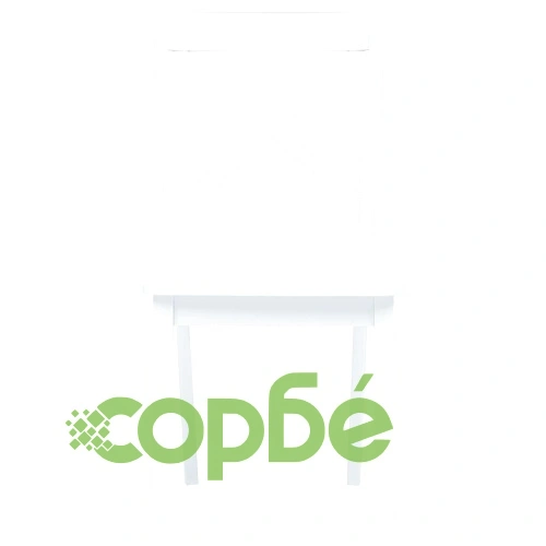 Трапезни столове, 4 бр, бели, каучуково дърво масив ➤ топ цена ➤ sorbe.bg