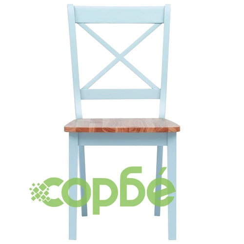 Трапезни столове, 2 бр, сив и естествен, каучуково дърво масив ➤ топ цена ➤ sorbe.bg