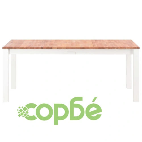 Трапезна маса, 180x90x74 cм, дъбов масив ➤ топ цена ➤ sorbe.bg