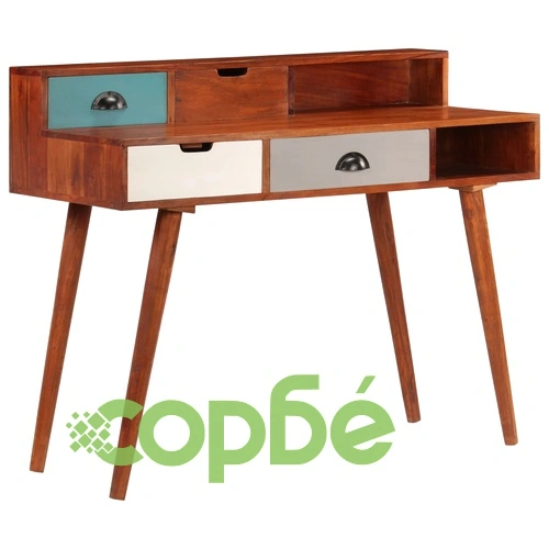 Писалище, 110x50x90 cм, акациево дърво масив ➤ топ цена ➤ sorbe.bg