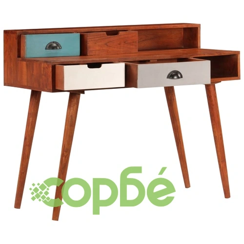 Писалище, 110x50x90 cм, акациево дърво масив ➤ топ цена ➤ sorbe.bg