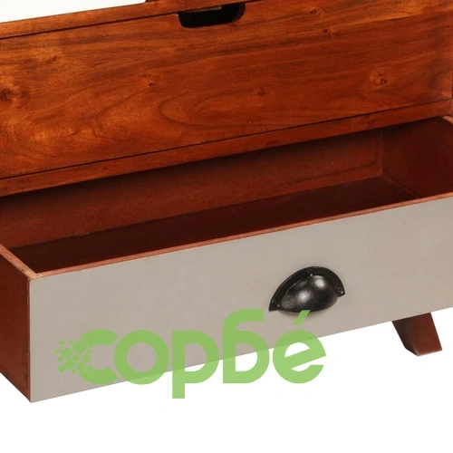 Бюфет, 115x35x86 см, акациево дърво масив ➤ топ цена ➤ sorbe.bg