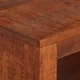 Маса за кафе с 2 чекмеджета, 90x40x50 cм, мангово дърво масив