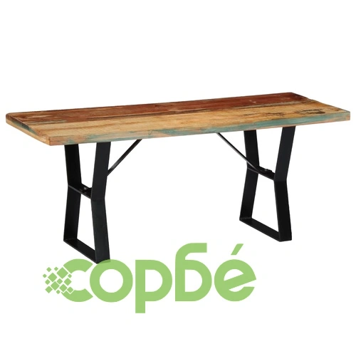 Пейка, 110 см, регенерирана дървесина масив ➤ топ цена ➤ sorbe.bg