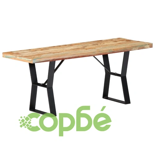 Пейка, 110 см, регенерирана дървесина масив ➤ топ цена ➤ sorbe.bg