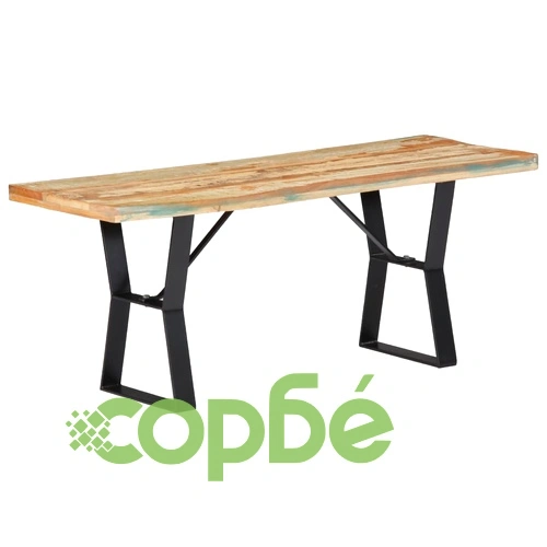 Пейка, 110 см, регенерирана дървесина масив ➤ топ цена ➤ sorbe.bg