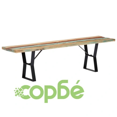 Пейка, 160 см, регенерирана дървесина масив ➤ топ цена ➤ sorbe.bg