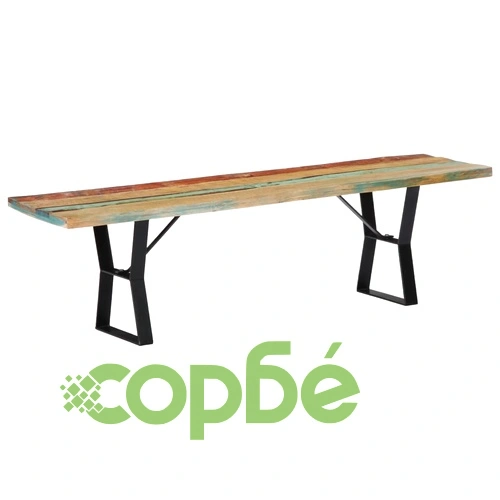 Пейка, 160 см, регенерирана дървесина масив ➤ топ цена ➤ sorbe.bg