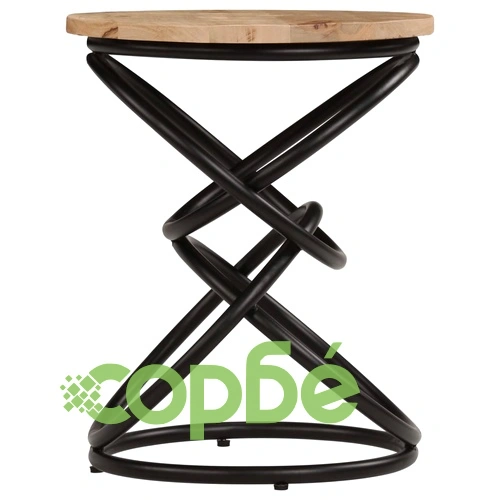 Крайна маса, мангово дърво масив, 40х50 см ➤ топ цена ➤ sorbe.bg