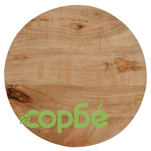 Крайна маса, мангово дърво масив, 40х50 см ➤ топ цена ➤ sorbe.bg