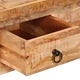 Маса за кафе, 90x45x35 см, мангово дърво масив Маса за кафе, 90x45x35 см, мангово дърво масив