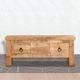 Маса за кафе, 90x45x35 см, мангово дърво масив Маса за кафе, 90x45x35 см, мангово дърво масив