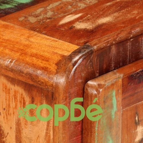 Нощно шкафче, 50x30x50 см, регенерирано дърво масив ➤ топ цена ➤ sorbe.bg