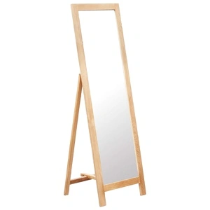 Свободностоящо огледало, 48x46,5x150 см, дъб масив