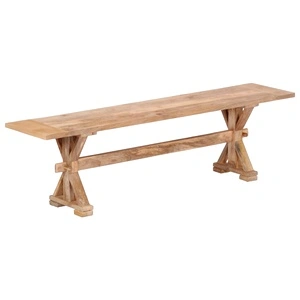 Пейка за коридор, 160x35x45 см, мангово дърво масив