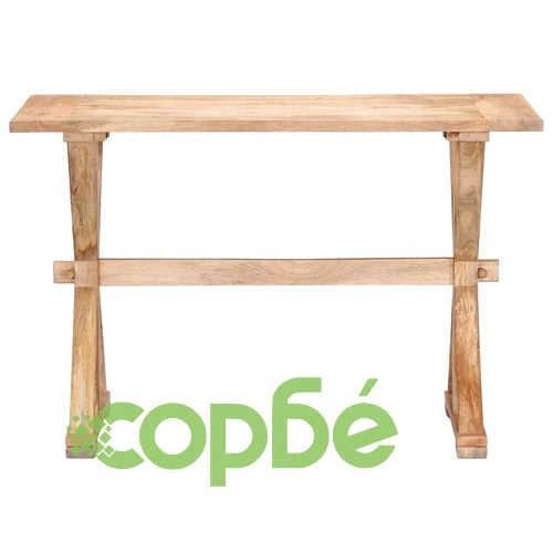 Трапезна маса, 140x70x76 cм, мангово дърво масив  ➤ топ цена ➤ sorbe.bg