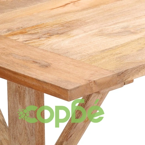 Трапезна маса, 140x70x76 cм, мангово дърво масив  ➤ топ цена ➤ sorbe.bg