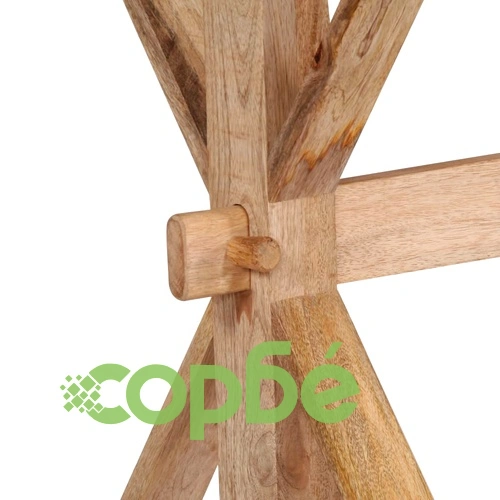 Трапезна маса, 140x70x76 cм, мангово дърво масив  ➤ топ цена ➤ sorbe.bg