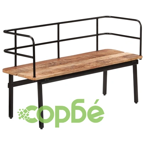 Пейка, 120х40х70 см, мангова дървесина масив ➤ топ цена ➤ sorbe.bg