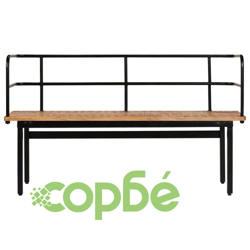 Пейка, 120х40х70 см, мангова дървесина масив ➤ топ цена ➤ sorbe.bg