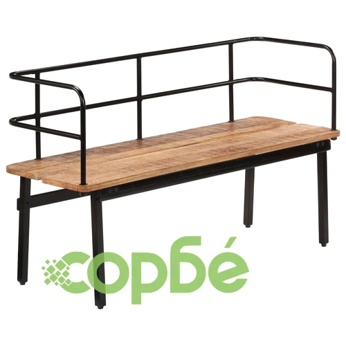 Пейка, 120х40х70 см, мангова дървесина масив ➤ топ цена ➤ sorbe.bg