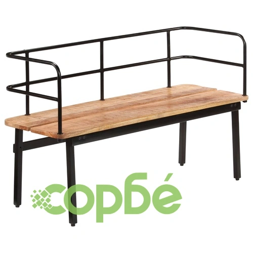 Пейка, 120х40х70 см, мангова дървесина масив ➤ топ цена ➤ sorbe.bg