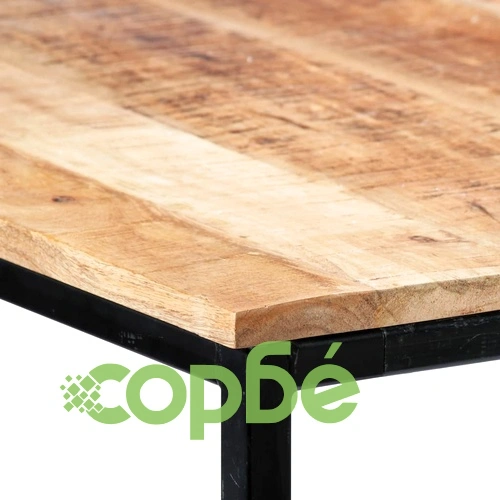 Трапезна маса, 140x70x75 cм, грубо мангово дърво масив ➤ топ цена ➤ sorbe.bg