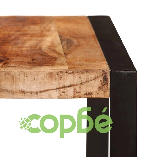 Трапезна маса, 180x90x75 cм, мангово дърво масив ➤ топ цена ➤ sorbe.bg