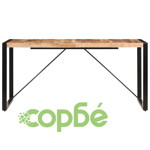 Трапезна маса, 160x80x75 см, мангово дърво масив ➤ топ цена ➤ sorbe.bg