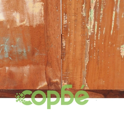 Трапезна маса, 160x80x75 cм, регенерирано дърво масив ➤ топ цена ➤ sorbe.bg