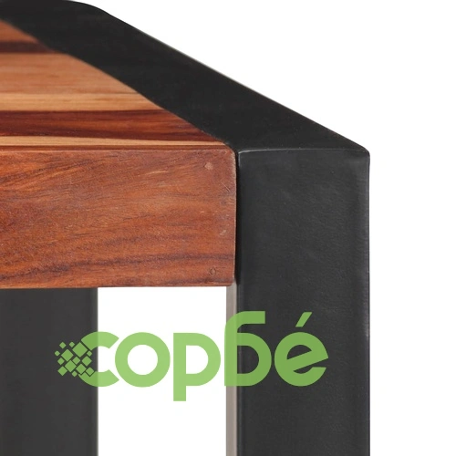 Трапезна маса, 120x60x76 см, акациево дърво масив ➤ топ цена ➤ sorbe.bg