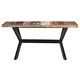 Трапезна маса, 140x70x75 cм, регенерирано дърво масив