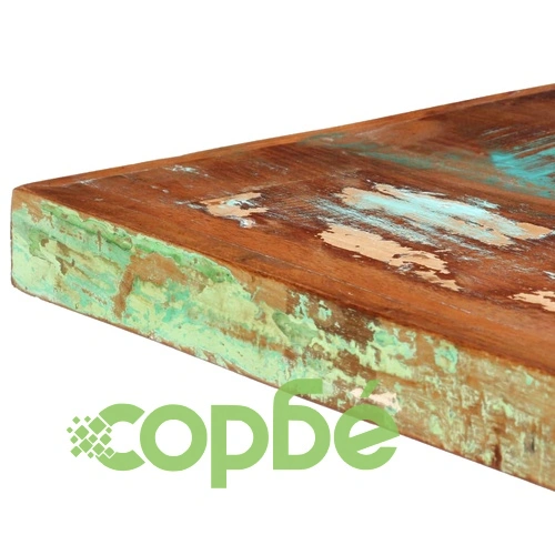 Трапезна маса, 140x70x75 cм, регенерирано дърво масив ➤ топ цена ➤ sorbe.bg