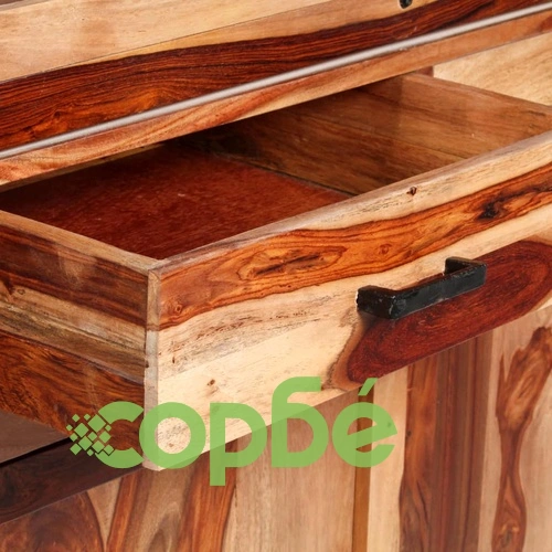 Бюфет, 100x40x175 см, акациево дърво масив ➤ топ цена ➤ sorbe.bg