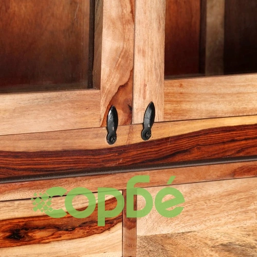 Бюфет, 100x40x175 см, акациево дърво масив ➤ топ цена ➤ sorbe.bg