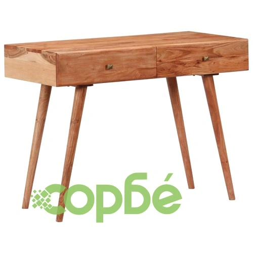 Бюро, 100x51x76 см, акациево дърво масив ➤ топ цена ➤ sorbe.bg