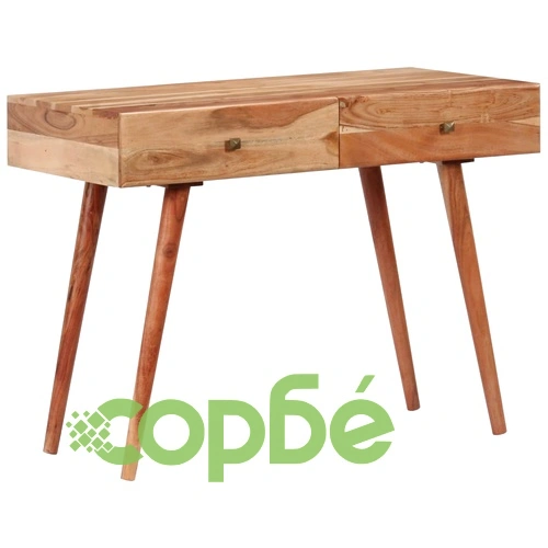 Бюро, 100x51x76 см, акациево дърво масив ➤ топ цена ➤ sorbe.bg
